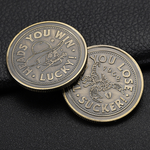 사용자 정의 황동 행운의 골동품 금 전갈 사용자 정의 해적 동전 - Product Image 6