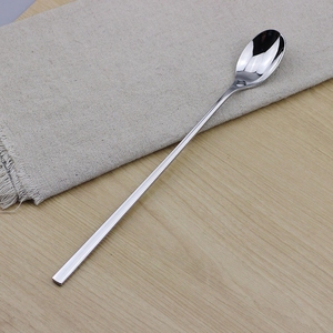 DFU0199 Cuchara de cocina para buffet, ensalada y arroz, de alta calidad, con mango largo, de acero inoxidable, cuchillo para carne, tenedor para fruta, cuchara, cuchara mezcladora - Product Image 1