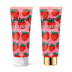 علامة خاصة غسول تسمير الفراولة التيروزين كريم ترطيب للوجه والجسم في الهواء الطلق فراش الشمس استخدام معزز مسرع تان - Product Image 3