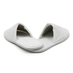 Private Label Custom Bulk Guest Disposable Hotel Slippers Cheap Hotel Slippers Spa Slippers Luxury Terry Cloth
