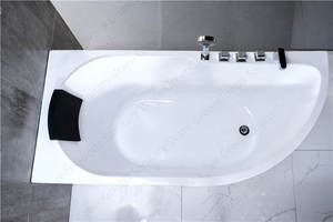 Bañeras sencillas y útiles para la familia, blancas, de esquina, independiente, de 1400x750mm, <span class=keywords><strong>venta</strong></span> de fábrica - Product Image 2