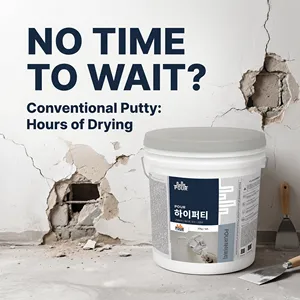 Masilla de Curado Rápido, Secado Rápido y Alta Resistencia, Ahorra Tiempo, Endurecimiento Rápido, para Reparación de Paredes y Bases en Emergencias, Construcción - Product Image 2