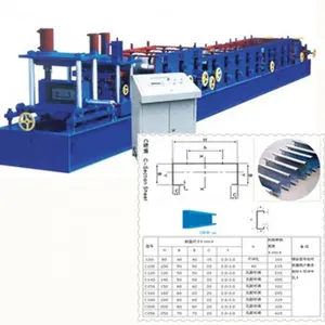 Heißer Verkauf Stahl C Pfette Kalten Roll Forming Maschine Preis