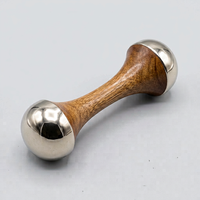 Bâtonnet Kansa en bois ayurvédique - Design moderne double face - Outil naturel de lifting du visage, drainage lymphatique et détoxification cutanée par M R S EXPORTS