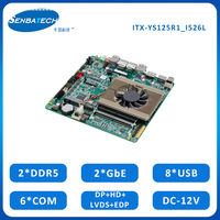 Placa Base Industrial Mini ITX ITX-YS125R1_I526L con Procesador Core I5-1235U, 2 Puertos LAN, DDR5 (Hasta 64GB), Pantalla 4K, SSD NVME Key E 2230 y WIFI