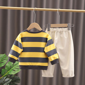 Vêtements pour tout-petits, vêtements pour enfants, ensembles décontractés pour bébés garçons avec pantalon chino de Chine - Product Image 2