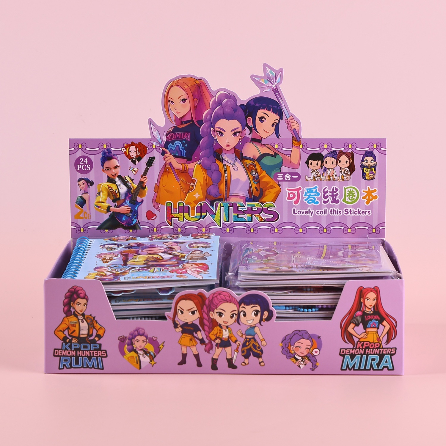 morado-24 piezas/caja