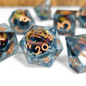 Halloween Rolling Pumpkin Sharp D & D dados personalizados con Material de resina poliédrica MTG juego de dados para juegos de Dugeons and Dragons - Product Image 6