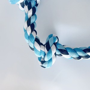 Jouet à mâcher en corde pour grand chien, 90 cm, diamètre 3 cm, durable, cinq nœuds, jouets à mâcher pour animaux de compagnie - Product Image 2