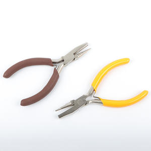 Alicates industriales de punta redonda, 5,5 pulgadas de ancho de mandíbula, 1/4 pulgadas de ancho de punta, 1/8 pulgadas de superficie lisa, aleación de hierro y níquel - Product Image 1