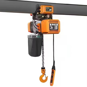 Polipasto Eléctrico de Cadena de 500 kg Portátil - Polipasto de Elevación con Cadena Resistente, Parada de Emergencia para Almacén, Garaje, Elevación a Pequeña Escala - Product Image 1