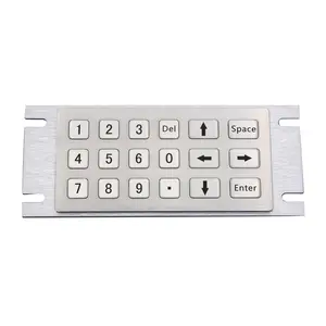 Multifunctionele Industriële Metalen Numpad 6X3 18 Key Toetsenbord Voor Brandstof Dispenser