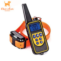 Tier bedarf Warnton Vibration und Elektro schock Summer licht Hunde trainer Fern gesteuerte Hunde trainings ausrüstung