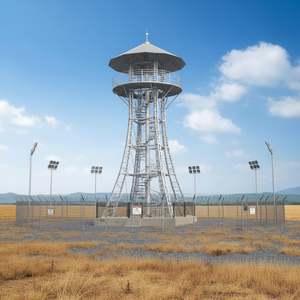 <span class=keywords><strong>Tour</strong></span> de surveillance en structure acier galvanisé à chaud, taille personnalisée pour la protection et la défense - Product Image 1