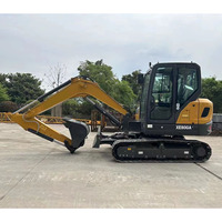 Precio de Fábrica, Miniexcavadora de 6 Toneladas XE60GA con Cucharón de 0.23CBM, Motor Importado de 35.9kW, Componentes Hidráulicos