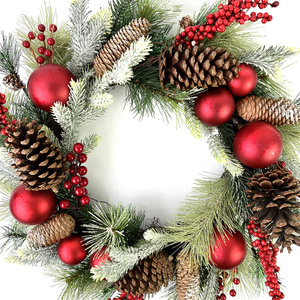 Nhà Máy Trực Tiếp Giáng Sinh Trang Trí Vòng Hoa Swags Thông Hình Nón Đồ Trang Trí Đặc Biệt Mây Trang Trí Cửa Tốt Nghiệp Halloween - Product Image 5