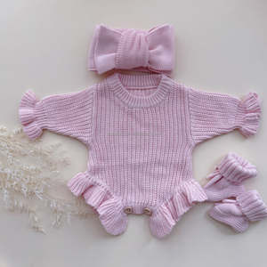 Diadema de Algodón Tejido con Doble Lazo <span class=keywords><strong>para</strong></span> Recién Nacida, Color Sólido, Lazo Grande, Accesorio Suave <span class=keywords><strong>para</strong></span> el Cabello de Bebé Niña, Lazo <span class=keywords><strong>para</strong></span> <span class=keywords><strong>Bautizo</strong></span>, Topknot - Product Image 2