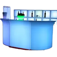 Modern Plastic Light Up Bar Used Nightclub Furniture