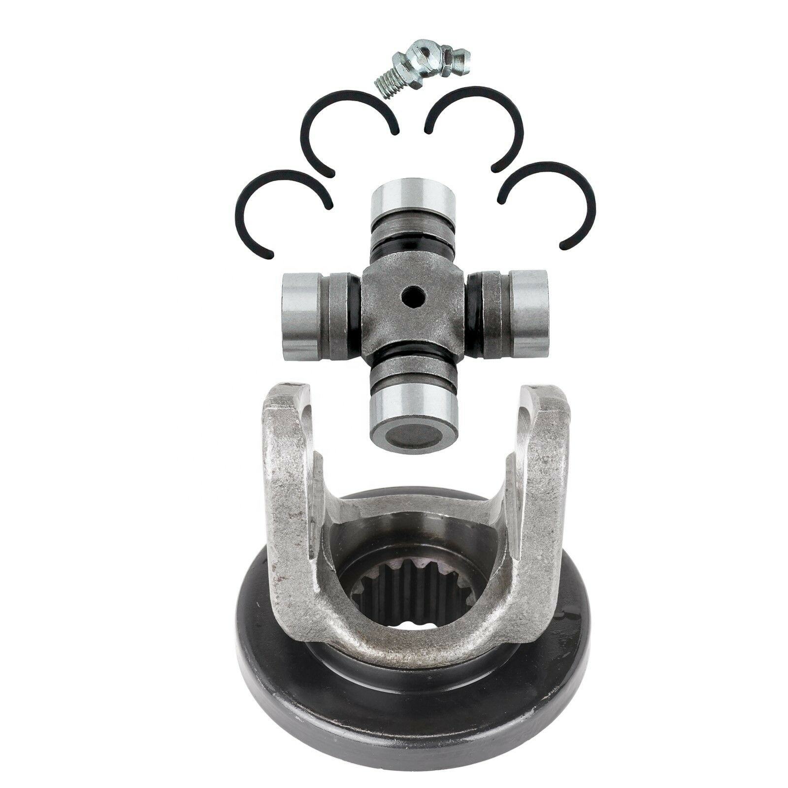 Front Drive Shaft 4x4 Caltric Front Drive Shaft Yoke And U-Joint Kit Compatible With Polaris Ranger XP 900 4X4 2013 2014 2015 2016 In | Whizz Yokes U Joints Rear Drive Shaft