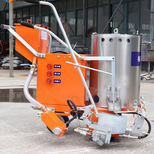 Machine de marquage d'espace de stationnement de route de véhicule de rayage à froid thermofusible Machine de peinture de marquage de ligne de route thermoplastique - Product Image 4