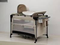 Lit cododo pour bébé de haute qualité, pliable rapidement en une seule étape, avec table à langer, berceau pour chambre à coucher, utilisation à l'hôpital, panneau