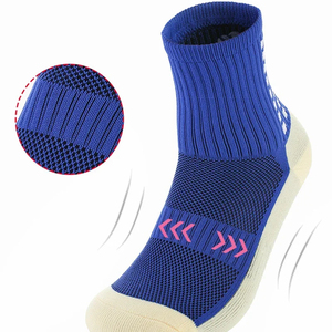 Wholesale Football Socks Men Women Sports Non-slip Silicone Bottom Soccer Rugby Tennis Volleyball <b>Badminton</b> Outdoor - Product Image 3