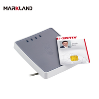 UTrust-lector de tarjetas inteligentes 4701 F de doble interfaz, compatible con ISO7816, ISO14443, Chip IC, NFC, FeliCa