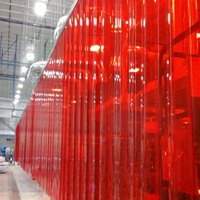 Rideau de bande en pvc transparent, 1 pièce, bande de porte en plastique, bon marché