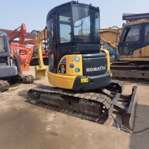 Excavadoras pequeñas usadas Komatsu PC55MR en buenas condiciones Maquinaria de movimiento de tierras de alta calidad para la venta - Product Image 1