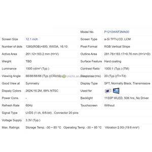 P1210WXF2MA00 โมดูลชิ้นส่วนอิเล็กทรอนิกส์สำหรับแผงควบคุมอุตสาหกรรม - Product Image 4