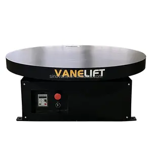 China Supplier Heavy Duty Electric Steel Turntable Automatic Rotate Platform with Speed Adjusting Switch and Quiet Turning Motor