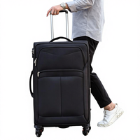 Valise à roulettes durable avec serrure à combinaison, légère, grande capacité, pour étudiants - Simple et élégante