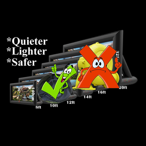 Pantalla de Proyección Inflable con Ventilador Incorporado, Pantalla de Proyección para Cine en Casa y Exteriores, Personalizable, Disponible en Varios Tamaños - Product Image 3