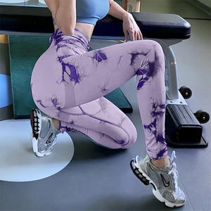 Échantillon gratuit Nouveaux leggings de fitness imprimés pour femmes Leggings tie-dye pour femmes Leggings sans couture Pantalons de yoga Leggins pour femme - Product Image 1