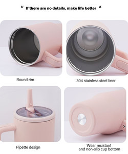 32オンストラベルコーヒーマグ100% 漏れ防止ハイドロタンブラー、ハンドルとフリップストロー真空フラスコと魔法瓶付き - Product Image 2