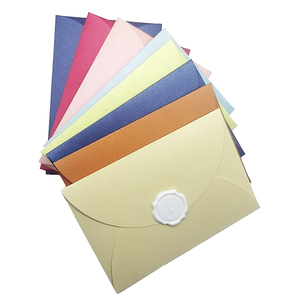 Tùy chỉnh sang trọng Kinh Doanh Phong bì hot-dập tùy chỉnh lá vàng Quà Tặng đóng gói Kraft tông giấy phong bì với dán - Product Image 5