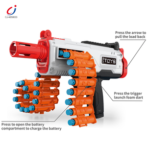 Chengji elektrik sürekli ateşli silah oyuncak yumuşak plastik otomatik çekim oyunu oyuncak silahlar yetişkinler için çocuklar yumuşak kurşun - Product Image 2