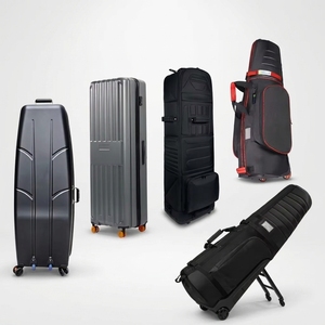 Dericsson <b>Golf</b> Travel Case Custom <b>Golf</b> Travel Bag Hard Case with Wheels Retractable Legs Airline Check-in Protective <b>Golf</b> Bag - Product Image 1