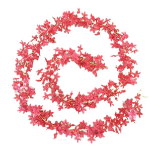 Guirlandes de fleurs artificielles en soie, orchidées vertes, lilas, pour décoration de mariage, décoration intérieure, décoration de plafond 87 - Product Image 5
