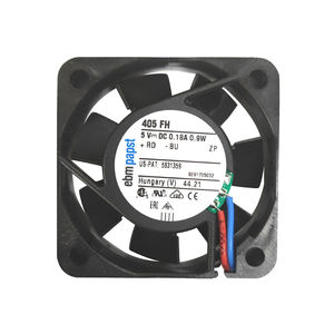 Ventilador de Refrigeración Axial Mini OEM ebmpapst 405FH 40x40x10mm con Rodamiento de Bolas, Eléctrico, 5V DC, 5.3CFM, 0.9W, 26dBA, 6000RPM - Product Image 1
