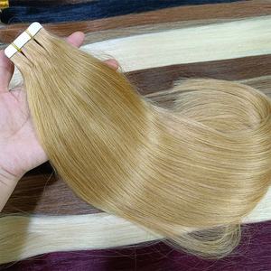 Extensions de cheveux à bandes de luxe 100% naturelles vierges brésiliennes, lisses comme des baguettes, 100% cheveux humains Remy, double épaisseur, vente en gros - Product Image 5