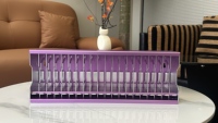 Boîtes et solutions de rangement pour supports multimédias en métal, cassettes audio, présentoir de collection de musique vintage industriel, boîte organisatrice
