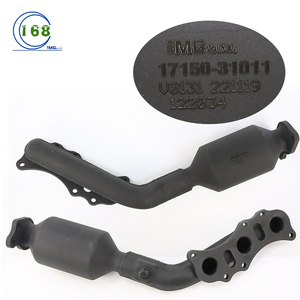 Sistema di scarico dell'automobile del silenziatore del tubo di scarico dell'acciaio inossidabile di marca <span class=keywords><strong>IMG</strong></span> 17150-31011 per Toyota LAND CRUISER PRADO 2002-2010 - Product Image 4