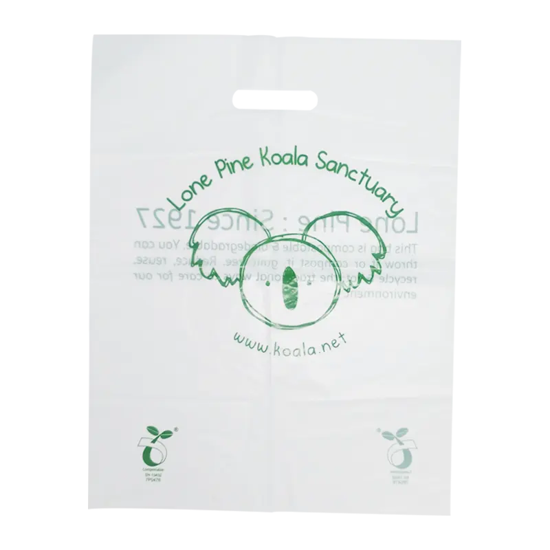 Custom Logo Printed Square Bottom Plastic Tote Bag Disposable Vegetable Bag with Security Feature and Gravure Printing