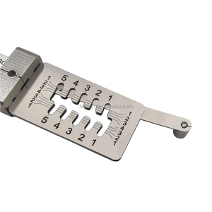 Lishi Jason Hillier <span class=keywords><strong>Ingersoll</strong></span> 2 en 1 Pick and Decoder Door Lock Pick Decoder Unlock Tool - Product Image 3