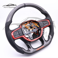 Volant de voiture en fibre de carbone avec voyant LED pour DODGE RAM Rebel 1500 TRX 2019+