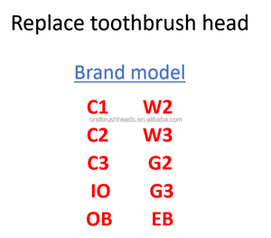 Têtes de rechange pour brosses à dents électriques domestiques USB pour voiture, modèles W3 C3 - Product Image 5