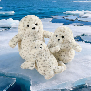 Nouvel Arrivage : Peluche <span class=keywords><strong>Phoque</strong></span> Blanc Kawaii, Douce et Réaliste, Idéale comme Doudou, Décoration de Mariage et de Maison, Cadeau pour Enfants - Product Image 2