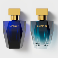 Flacon de Parfum Irrégulier 50ml Unique Personnalisable Vaporisateur Luxe Vide en Verre avec Boîte