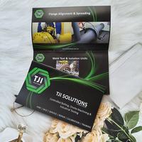 Service d'impression de brochures professionnelles personnalisées sur papier brillant pour flyers pliés et supports promotionnels